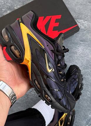 Чоловічі кросівки nike air max tailwind skepta black/gold  ✅