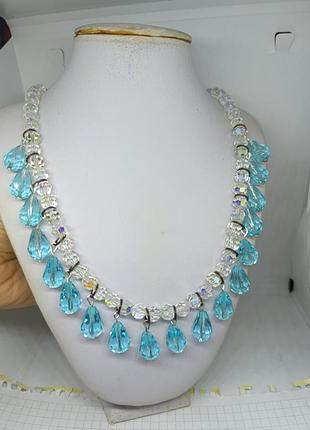 Винтажные стеклянные бусы