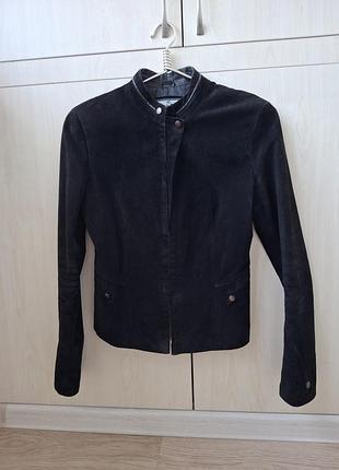 Куртка черная, замша, р.м