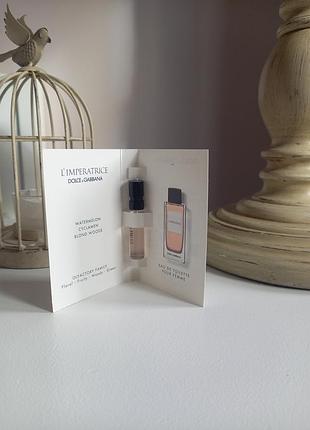 Пробник dolce &amp; gabbana l`imperatrice
туалетна вода
