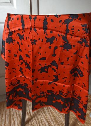 Красный платок шелковая новинка