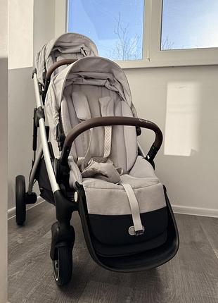 Візочок cybex gazelle s, 2025 року для 2-х дітей (двійнят, погодок)