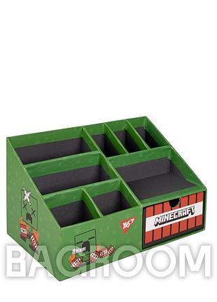 Органайзер настільний yes minecraft 8 відділень картон 708221