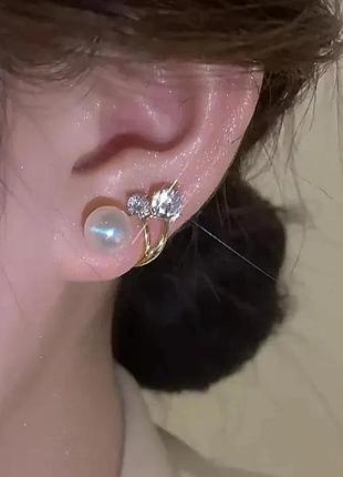 Сережки серьги кульчики 3
