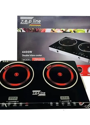 Настольная плита электрическая zepline zp-062 инфракрасная