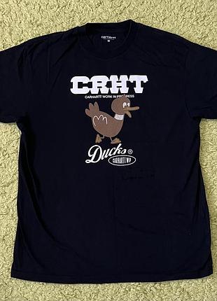 Футболка carhartt ducks розмір м чорна чоловіча