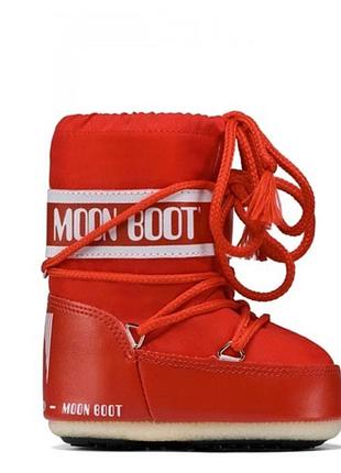 Мунбуты tecnica moon boot nylon red 29-32 розмір