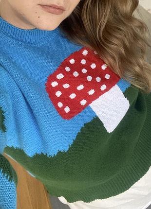 Новый свитер зеленый синий в принт клетку zara bimba y lola cos other stories свитшот