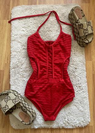 Купальник m полоска