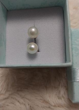 Натуральные жемчужины пусеты