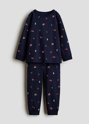 Пижама рождественская от h&amp;m рост от 80 до 104 см