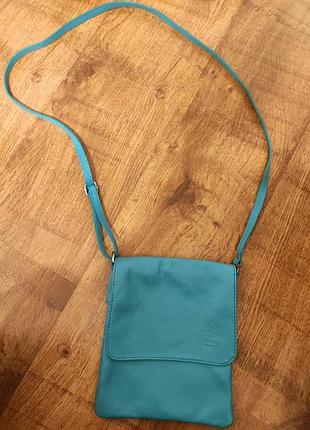 Сумка-кросбоді шкіряна vera pelle