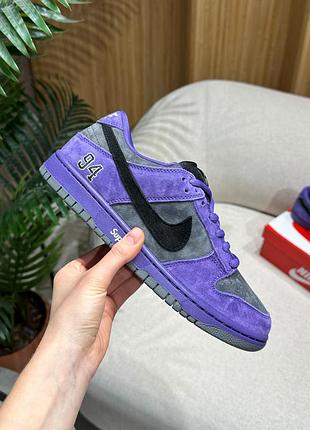Кроссовки nike sb dunk low x otomo katsuhiro purple pegion
