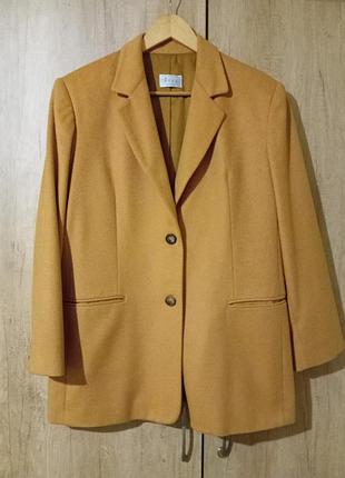 Пиджак кашемир италия / женский в очень красивом состоянии, оверсайз