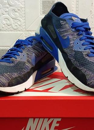Кроссовки nike air max 90 ultra 2.0 flyknit collegiate navy 875943 400 44-46р