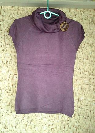 38р. гольф безрукавка с горловиной solar