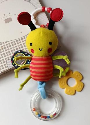 Підвісна іграшка-бджілка для дитячого візочка / автокрісла 🐝
