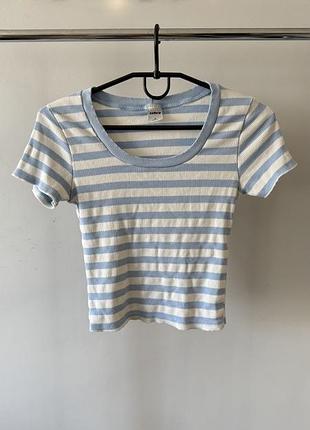 Футболка в рубчик zebra хс-м