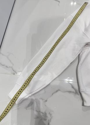 Білий світшот на флісі stradivarius 9