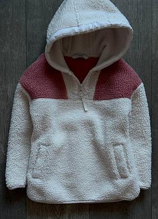 Тепла шерпа з капюшоном на 6-7 років 5
