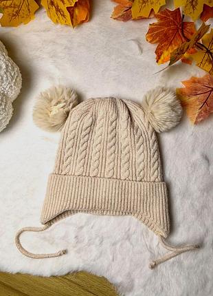 Шапка , шапочка з шнурками
