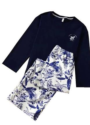 Байковая пижама кофта с штанами xl-3xl