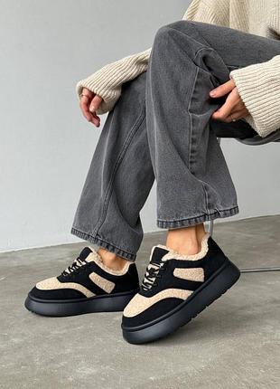 Кеды женские зима / зимние кеды с мехом тедди