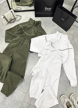 Теплий жіночий флісовий спортивний костюм фліс