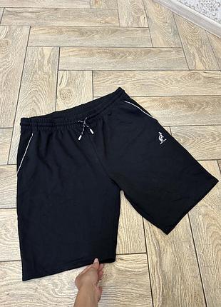 Шорти чоловічі чорні з футеру australian