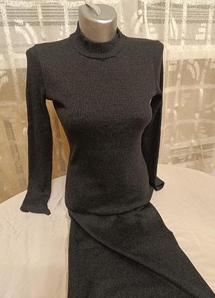 Сукня в рубчик zara