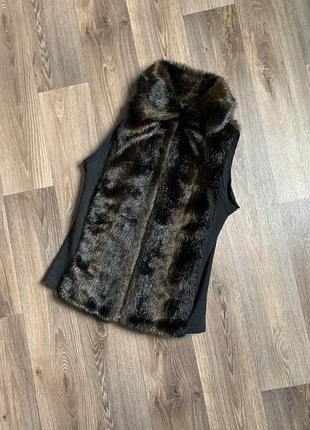 Жилетка , теплий жилет , жилет з хутра, хутряний жилет , жилетка , меховая жилетка