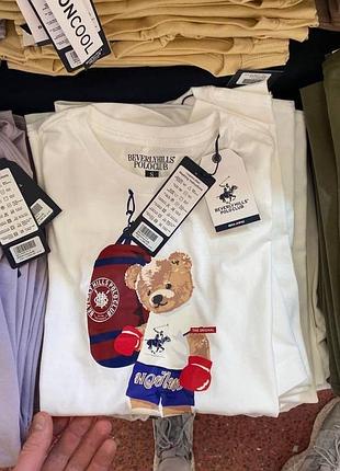 Футболка polo bear ralph lauren унісекс футболка з ведмедем,футболка унисекс polo,футболка с медведем 6