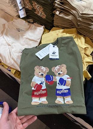 Футболка polo bear ralph lauren унісекс футболка з ведмедем,футболка унисекс polo,футболка с медведем 3
