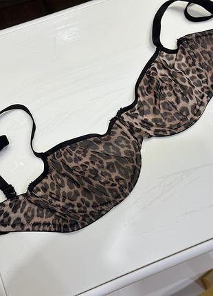 Бюстик з принтом лео сіточка від h&m