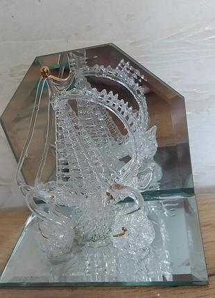 Дзеркальний сувенір "лебеді" 2