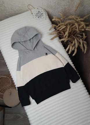 Теплая худи с начесом от next 2-3 года (92-98)