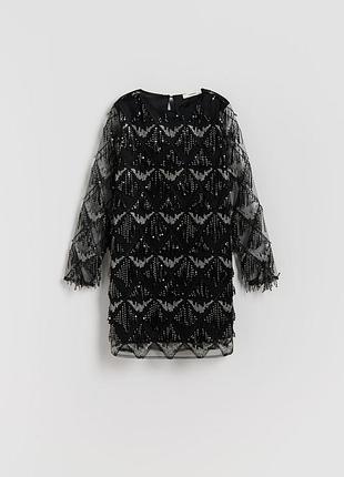 Святкова сукня в паєтки,плаття в ппєтки китиці