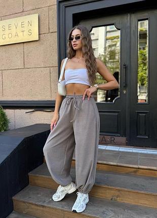 Спортивные теплые штаны алладины