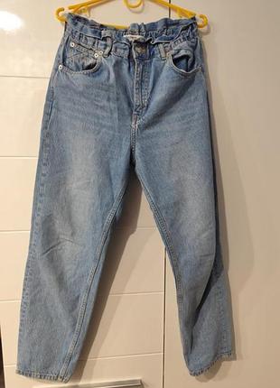 Джинсы, брюки мом pull &amp; bear. стан - идеальный. ткань хорошего качества коттон.