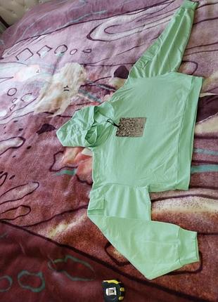 Кофта трикотажная женская, оверсайз m/l, italia, cotone 100%