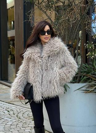💕шуба альпака💕ено-мех.