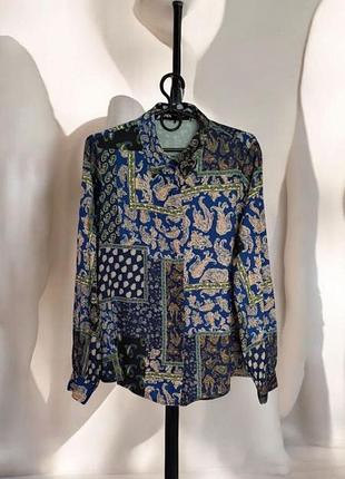 Блуза пэчворк zara