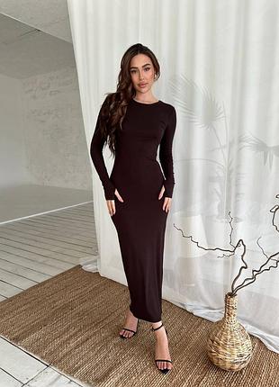 Платье смс женское длинное