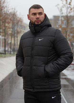 Куртка зимова чоловіча "frost" nike чорна