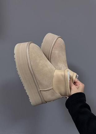 Уги угі угги уггі уг угг ugg mini dipper platform boots hickory premium
