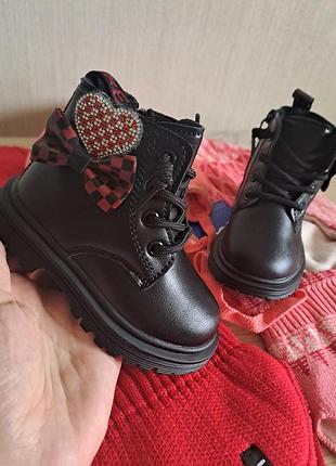 Ботинки теплые на меху на девочку ♥️