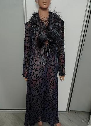 Винтажный халат пеньюар victoria's secret