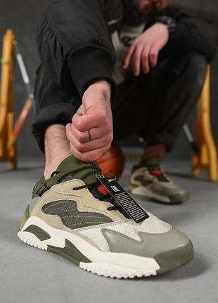 Чоловічі кросівки steper олива вт3969(k1 1 - 01)