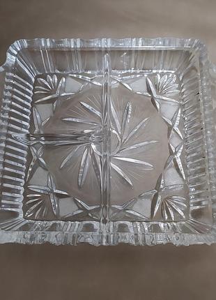 Кришталева монажниця з ручками