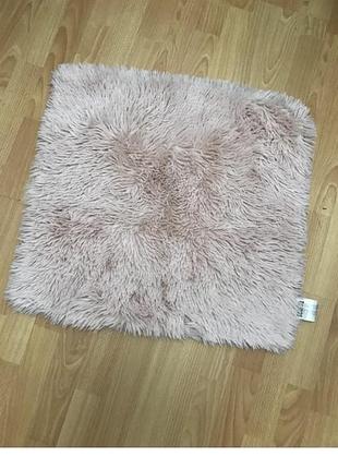 Подушка наволочка розовая травка